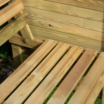 Morecambe Wooden Arbour In Natural Timber