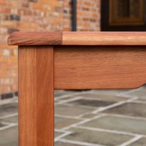 Walsall Square Wooden Dining Table In Factory Stain