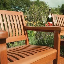 Walsall Wooden Companion Seats In Factory Stain