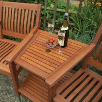 Walsall Wooden Companion Seats In Factory Stain