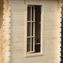 Gower Garden Office Wooden Cabin In Untreated Natural Timber