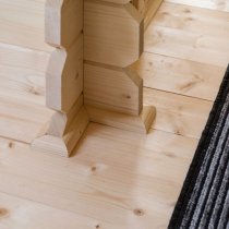 Gower Garden Office Wooden Cabin In Untreated Natural Timber