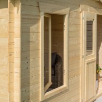 Gower Garden Retreat Wooden Cabin In Untreated Natural Timber