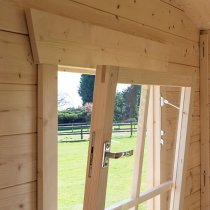 Gower Garden Retreat Wooden Cabin In Untreated Natural Timber