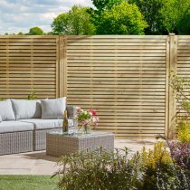 Lowestoft Set Of 3 Contemporary 6x5 Screen In Natural Timber