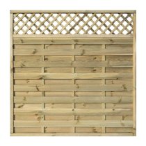 Hillowton Set Of 3 Wooden 6x6 Screen In Natural Timber