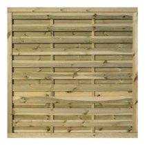 Gretna Set Of 3 Wooden 6x6 Screen In Natural Timber