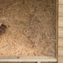 Oyan Wooden 6x4 Garden Shed In Natural Timber