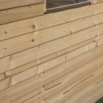 Oyan Wooden 6x4 Garden Shed In Natural Timber