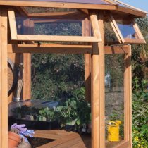 Furnace Wooden Potting Store Shed In Dipped Honey Brown