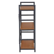 Loxton Wooden 3 Tiered Shelving Unit In Red Pomelo