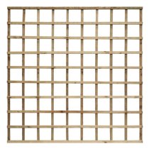 Hizo Heavy Duty Set Of 3 Pressure Treated 6x6 Trellis In Natural