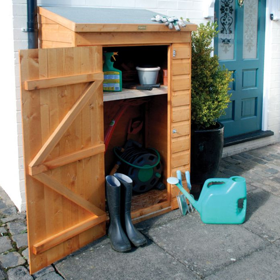 Stroden Wooden Mini Storage Store In Dipped Honey Brown