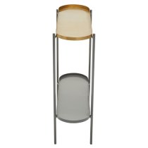 Koura Metal Console Table In Gold And Grey