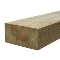 Bexa Set Of 2 Wooden 0.9m Sleepers Blocks In Natural Timber