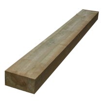 Bexa Set Of 2 Wooden 0.9m Sleepers Blocks In Natural Timber