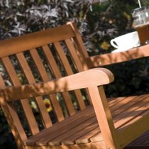 Harlesden Outdoor Wooden Companion Seats In Factory Stain