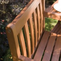 Harlesden Outdoor Wooden Companion Seats In Factory Stain