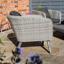 Strangford Outdoor Sofa Set With Coffee Table In Grey