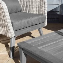 Strangford Outdoor Sofa Set With Coffee Table In Grey