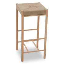 Bender Natural Wooden Bar Stools In A Pair