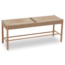 Bender Wooden Hallway Seating Bench In Natural