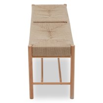 Bender Wooden Hallway Seating Bench In Natural