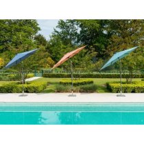 Loxe Tilt And Crank Olefin 2500mm Fabric Parasol In Blue