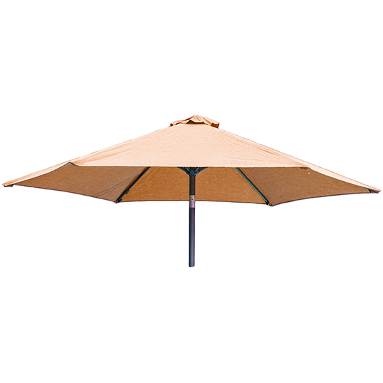 Loxe Tilt And Crank Olefin 3000mm Fabric Parasol In Ochre