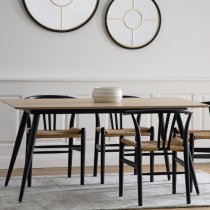 Aptly Rectangular Wooden Dining Table In Natural