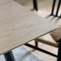 Aptly Rectangular Wooden Dining Table In Natural