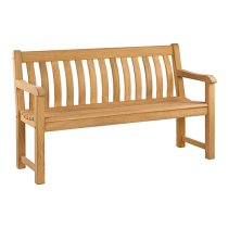 Robalt Outdoor St. George Wooden 5ft Seating Bench In Natural