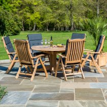 Robalt Outdoor 1450mm Bengal Pedestal Dining Table In Natural