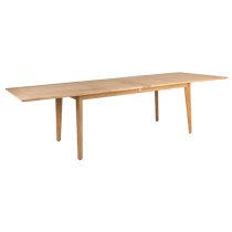 Robalt Outdoor Extending Wooden Dining Table In Natural