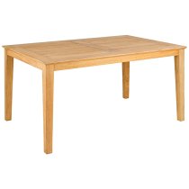 Robalt 1500mm Dining Table With 6 Stacking Chairs In Natural