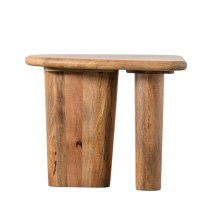 Huffman Rectangular Wooden Side Table In Natural