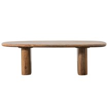 Huffman Rectangular Wooden Coffee Table In Natural