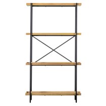 Powell Large Wooden Open Display Unit In Natural