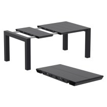 Ventsor Outdoor Extending Dining Table In Black