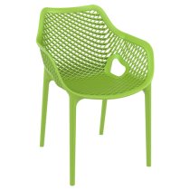 Aultos Outdoor Stacking Armchair In Tropical Green