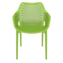 Aultos Outdoor Stacking Armchair In Tropical Green