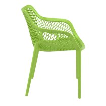 Aultos Outdoor Stacking Armchair In Tropical Green