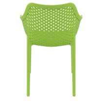 Aultos Outdoor Stacking Armchair In Tropical Green