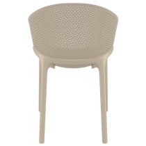 Shipley Outdoor Stacking Armchair In Taupe