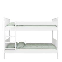 Albia Wooden Bunk Bed In White