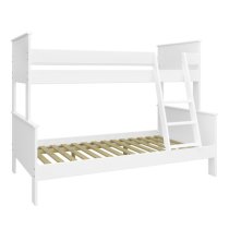 Albia Wooden Family Bunk Bed In White