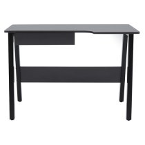 Galashiels Wooden Laptop Desk In Grey And Black