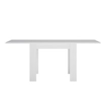 Lyco 90cm Extending High Gloss Dining Table In White