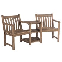 Strox Outdoor Wooden Companion Set In Chestnut