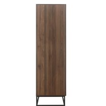 Huston Wooden Wardrobe With 2 Doors And 1 Drawer In Walnut